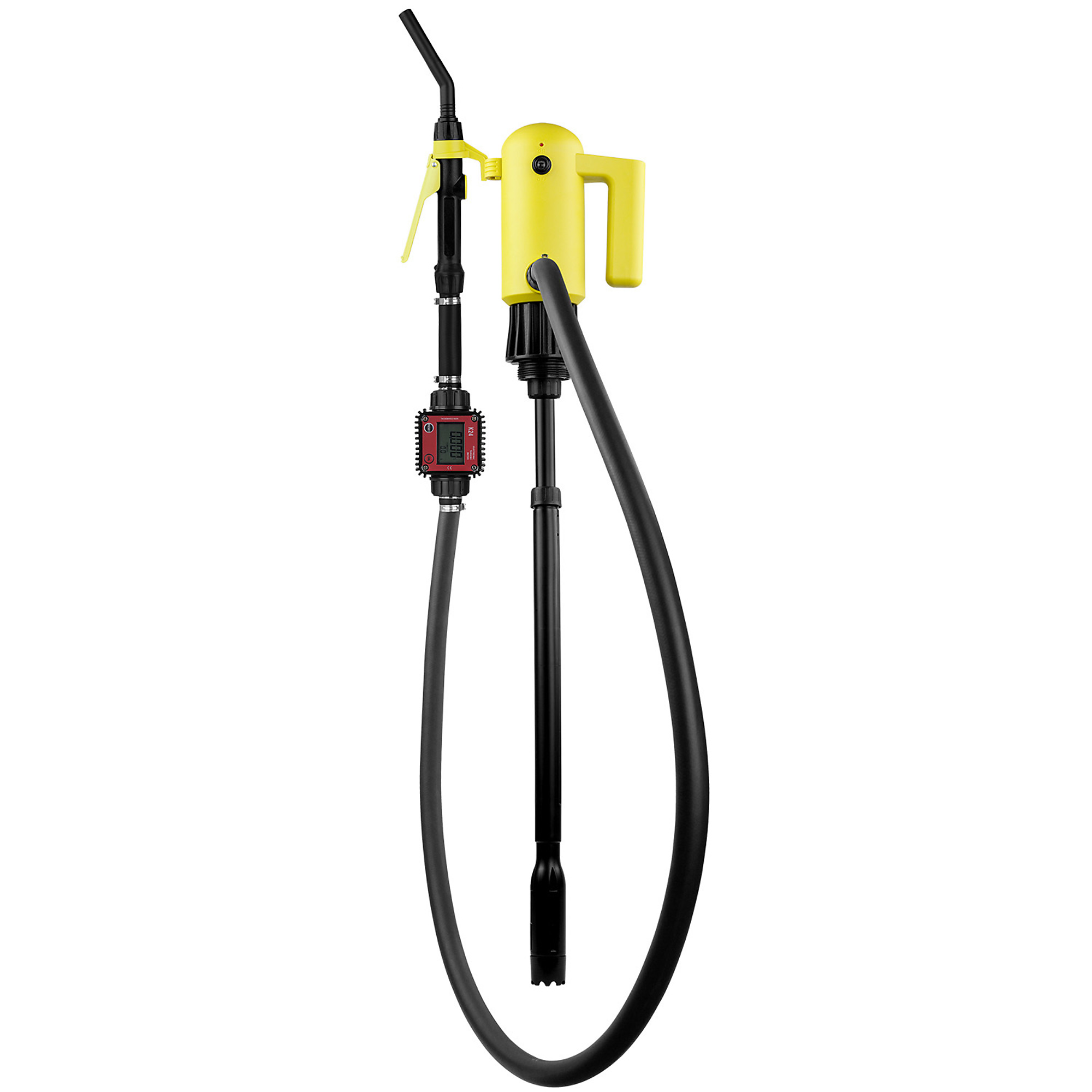 TeraPump Electric Drum Pump, Metered, 4.2 GPM, 110V AC, Telescopic, Light-Duty, Model# TREDRUME-M